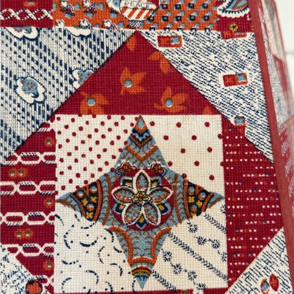 Vintage Patchwork Fabric on hard shell Lampshade - Picture 3 of 11